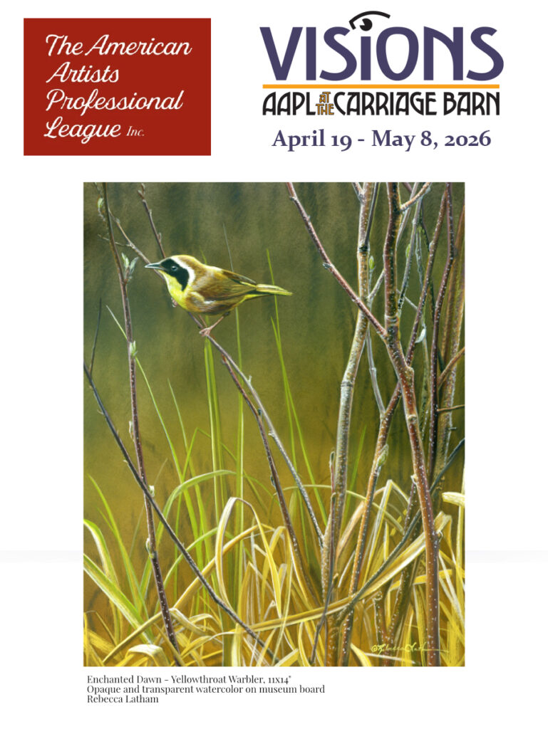 Enchanted Dawn – Yellowthroat Warbler, 11"x14", Opaque and transparent watercolor on museum board